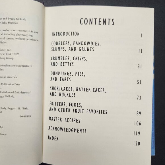 Cobblers Crumbles & Crisps Fruit Desserts and Muffins Sweet and Savory Cookbooks - Picture 10 of 13